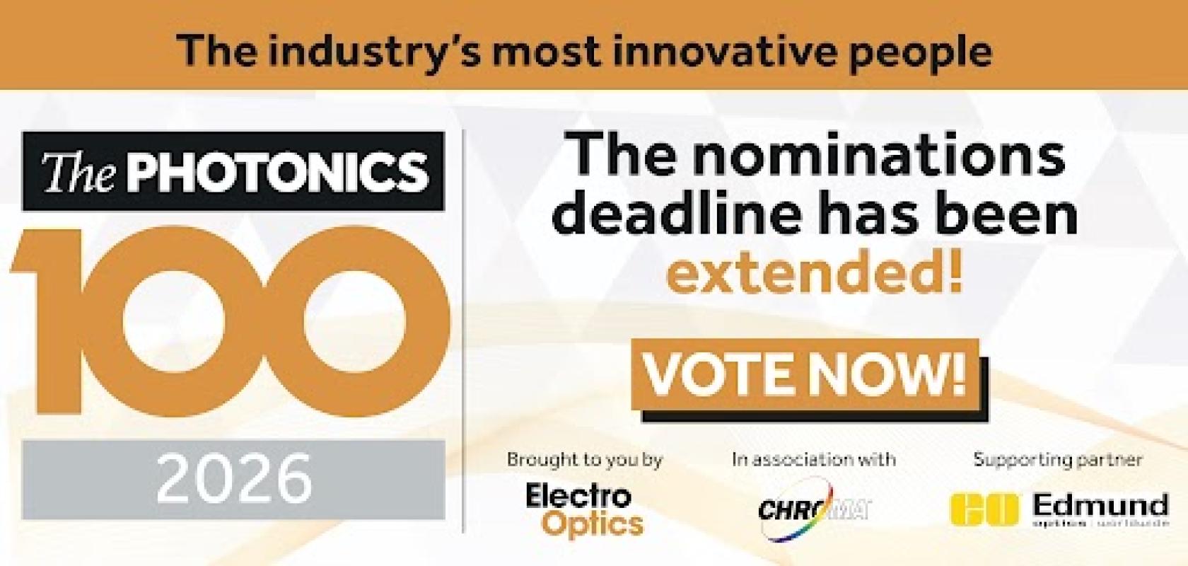 Photonics100 deadline extended