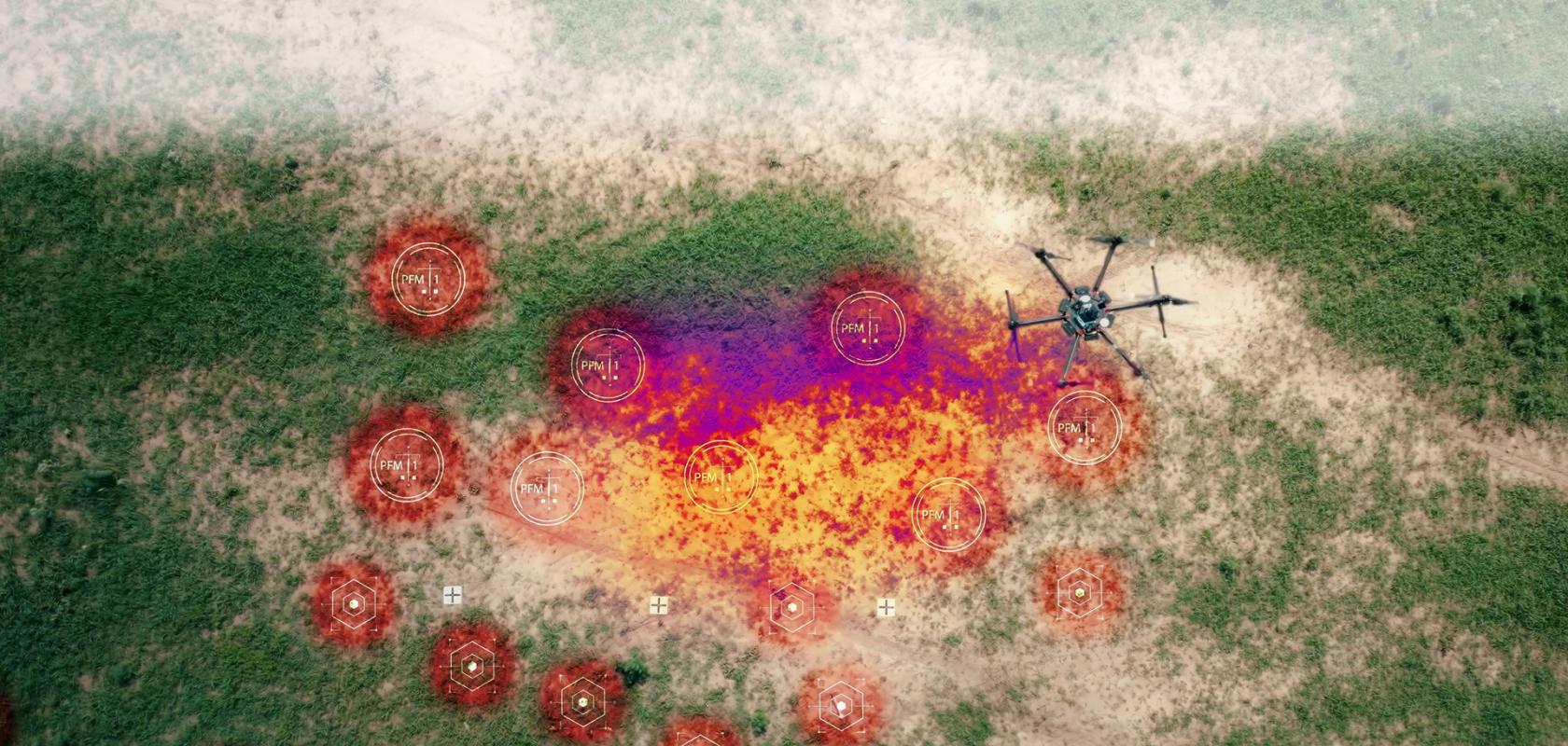 Machine learning detection with drones