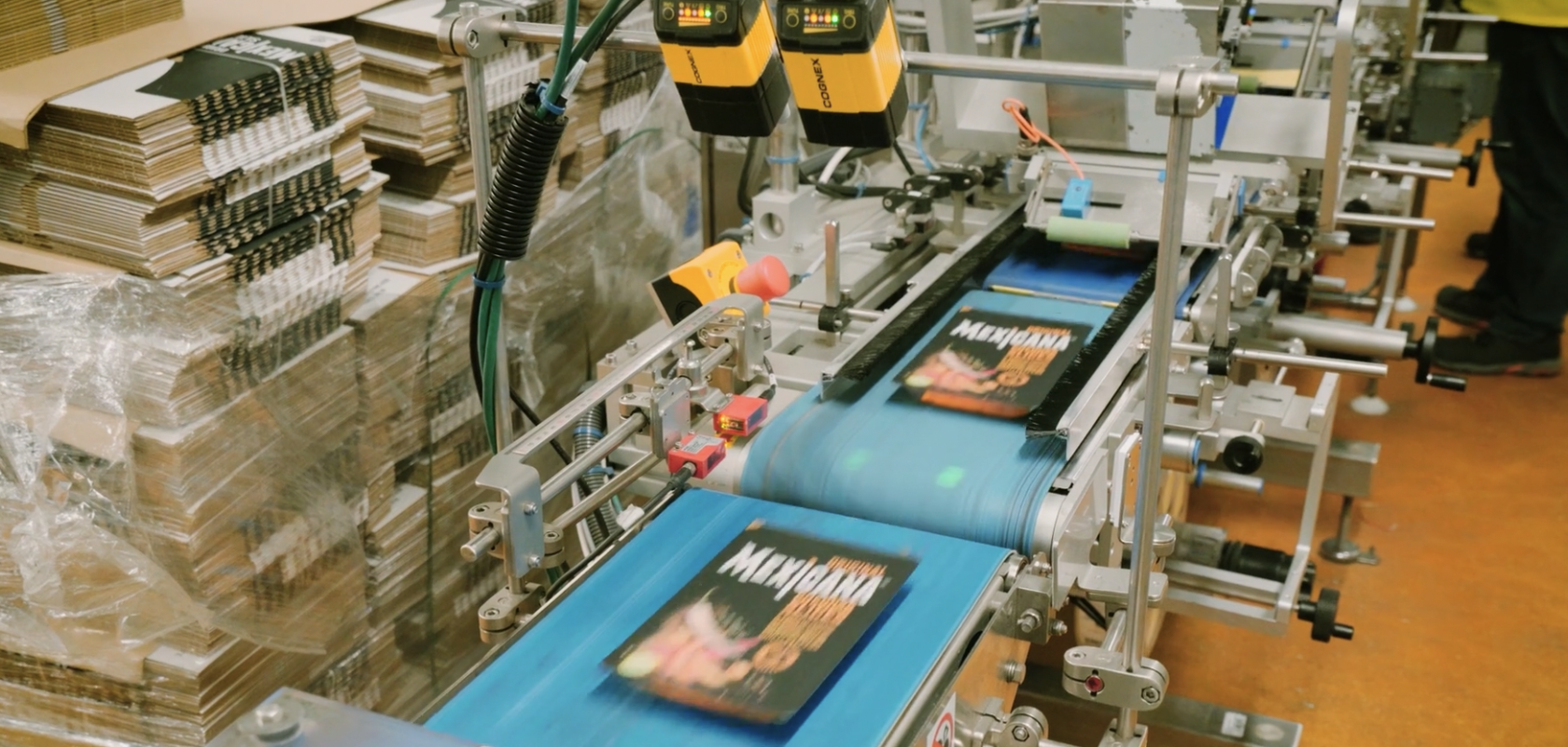 Ilchester Cheese’s Mexicana packaged sliced cheese product on the production line