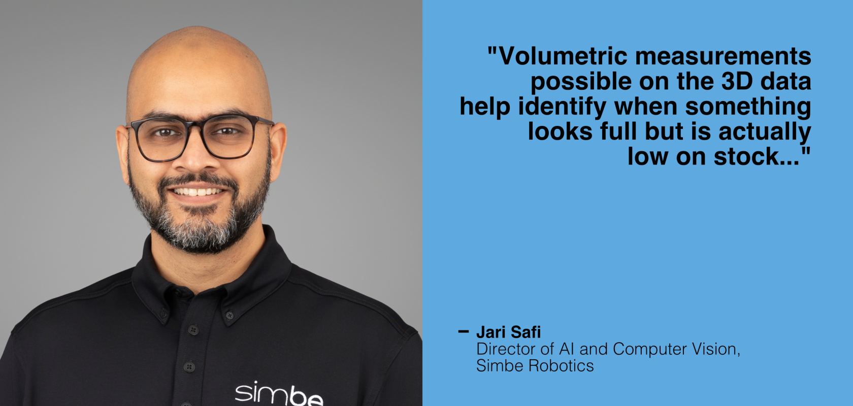 Jari Safi, Director of AI and Computer Vision, Simbe Robotics