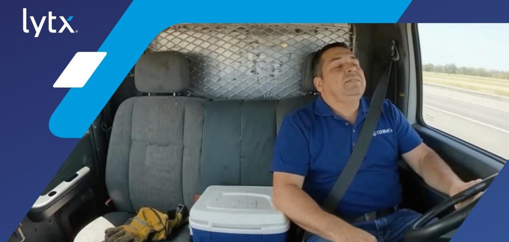 Lytx Fatigue Detection camera in operation