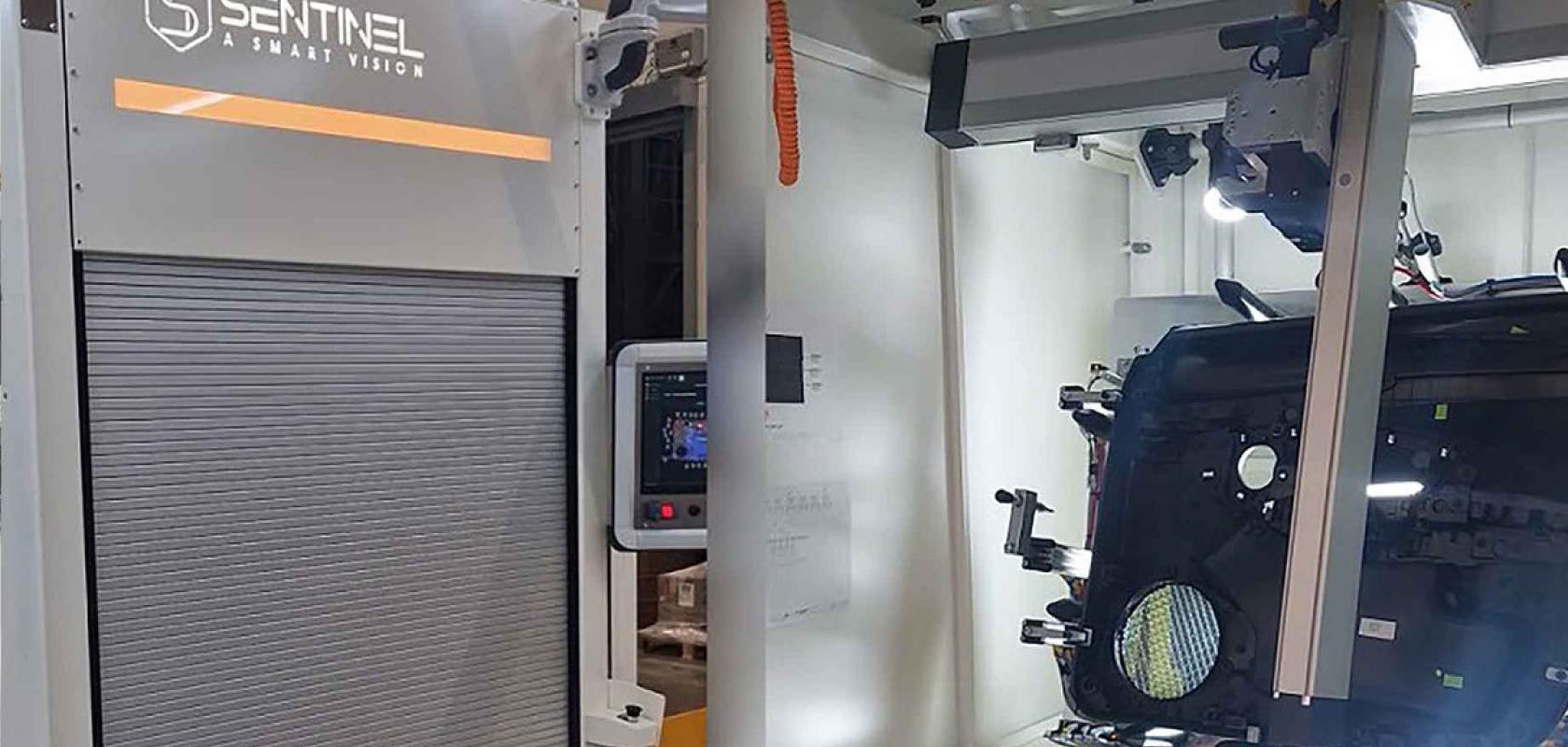 Inspection of car doors during manufacturing