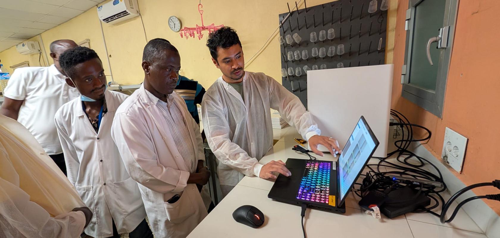 Diagnostics training in Monrovia, Liberia