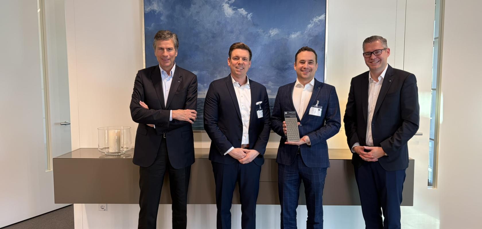 Dr Mathias Kammüller, Alexander Lewinsky, Jan Hartmann and Jan Kistner