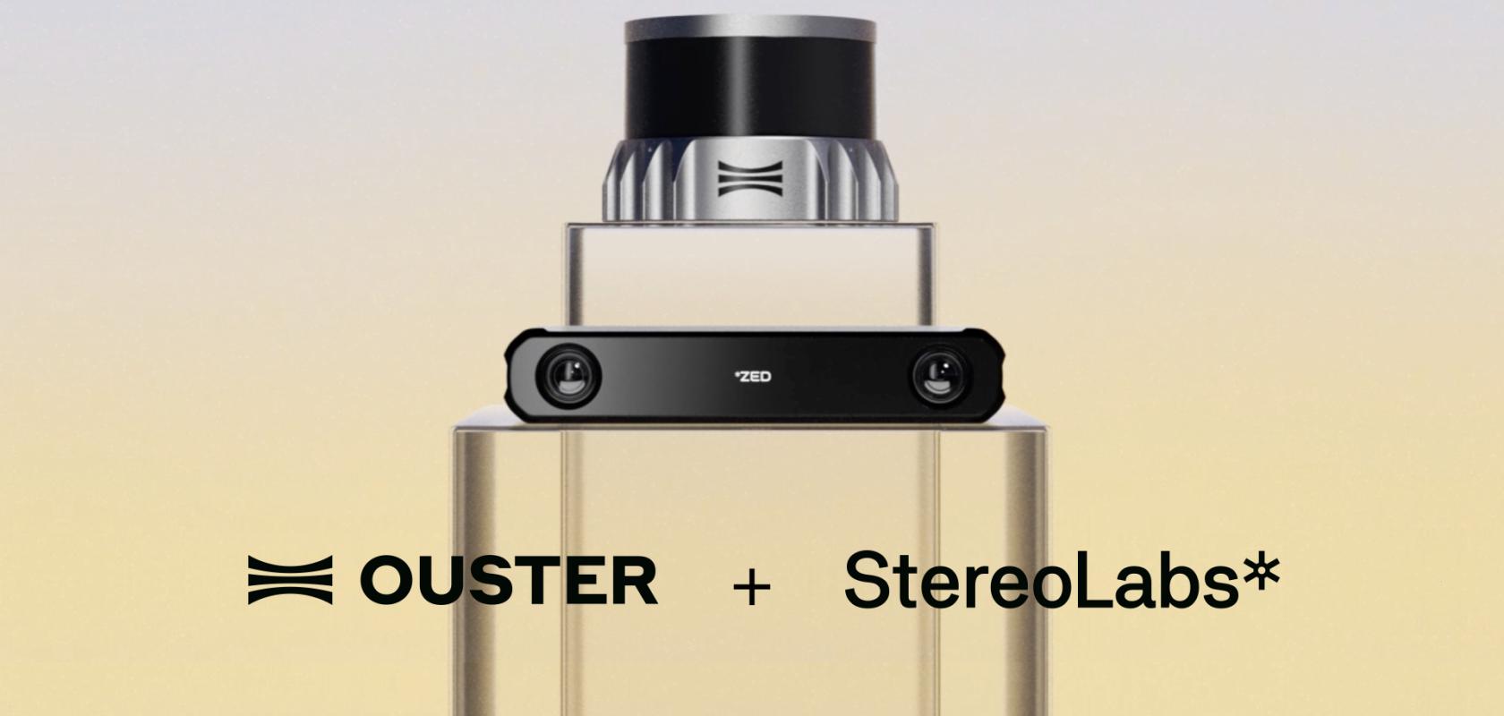 Ouster and StereoLabs