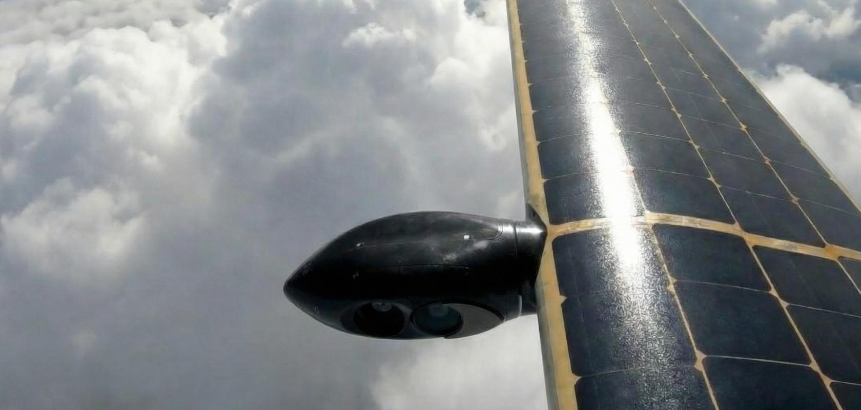 Image taken from the UAVOS payload onboard device while in flight