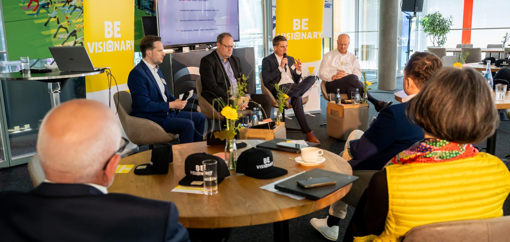 Moderated panel discussion on machine vision at Messe Stuttgart