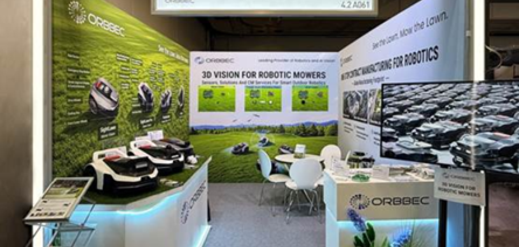 Orbbec booth at spoga+gafa 2026 in Cologne, Germany