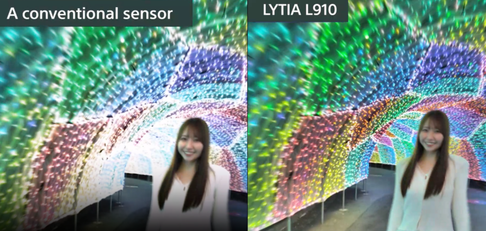 Comparison between new and conventional CMOS image sensor