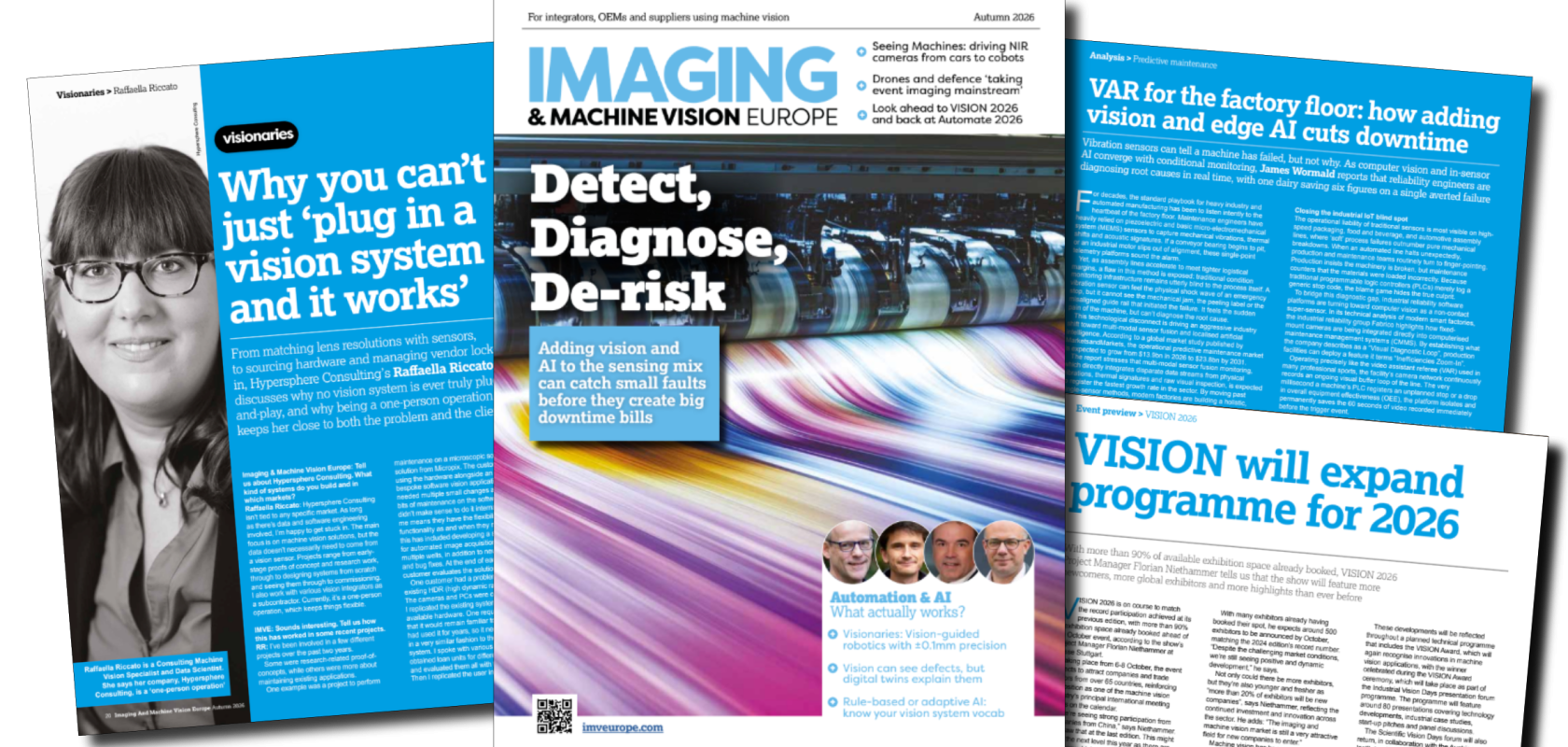 Imaging & Machine Vision Europe: Autumn issue