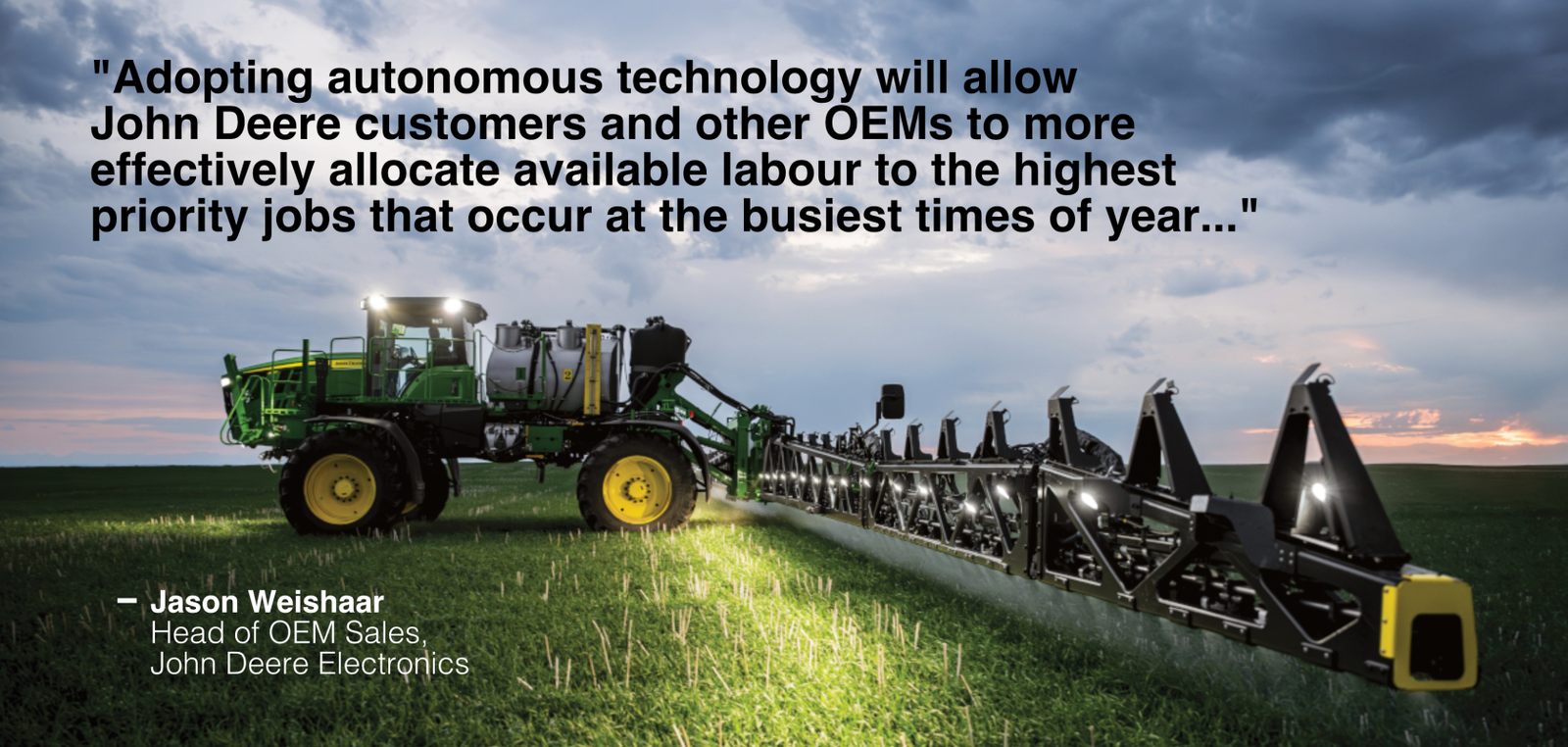 John Deere tractor