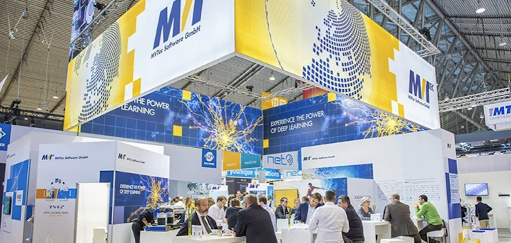 MVTec Software booth on exhibition floor