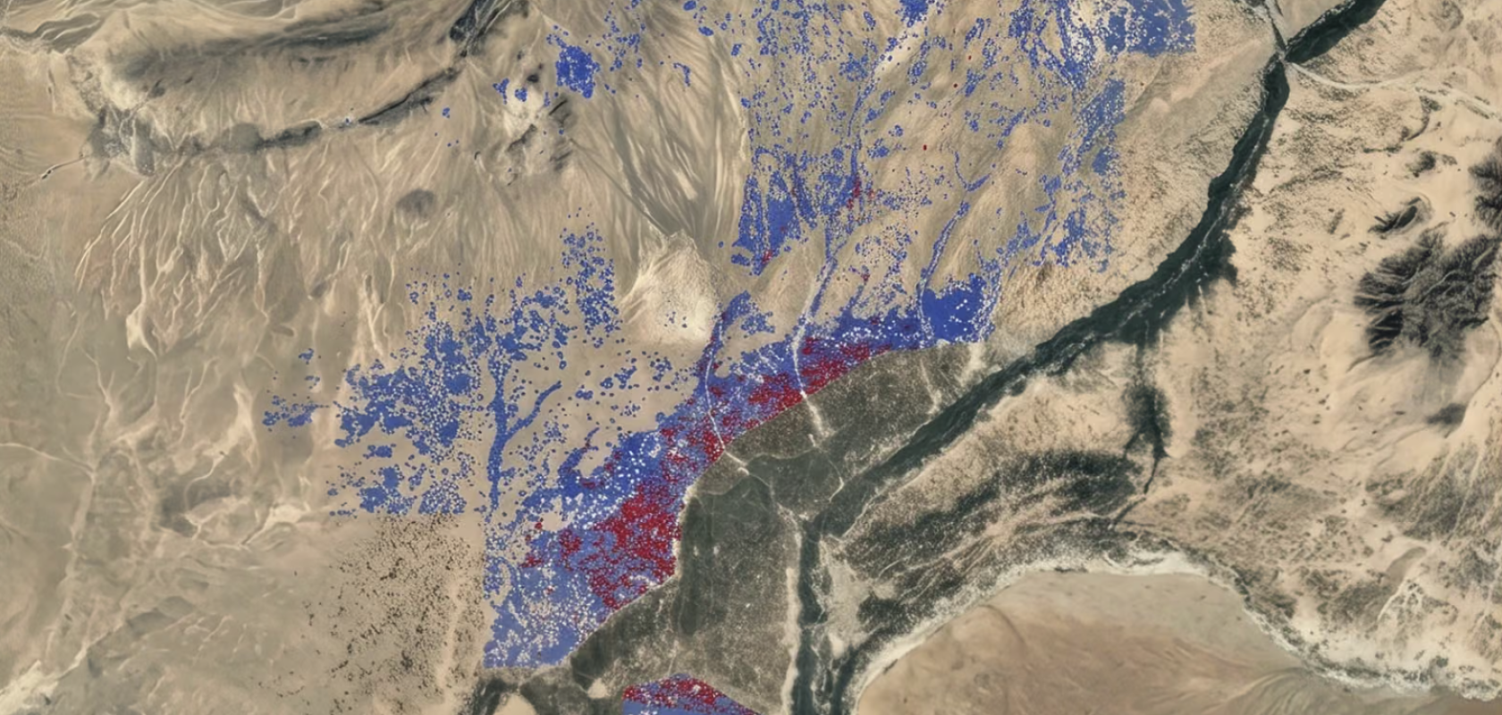 Hyperspectral satellite imagery of opium poppy fields in Afghanistan