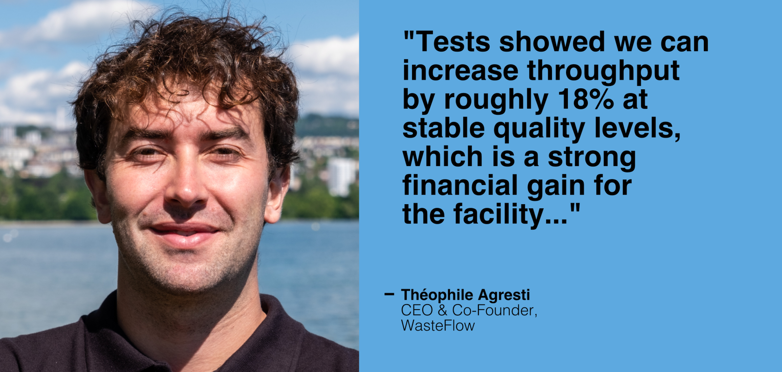 Théophile Agresti, CEO and Co-Founder of WasteFlow