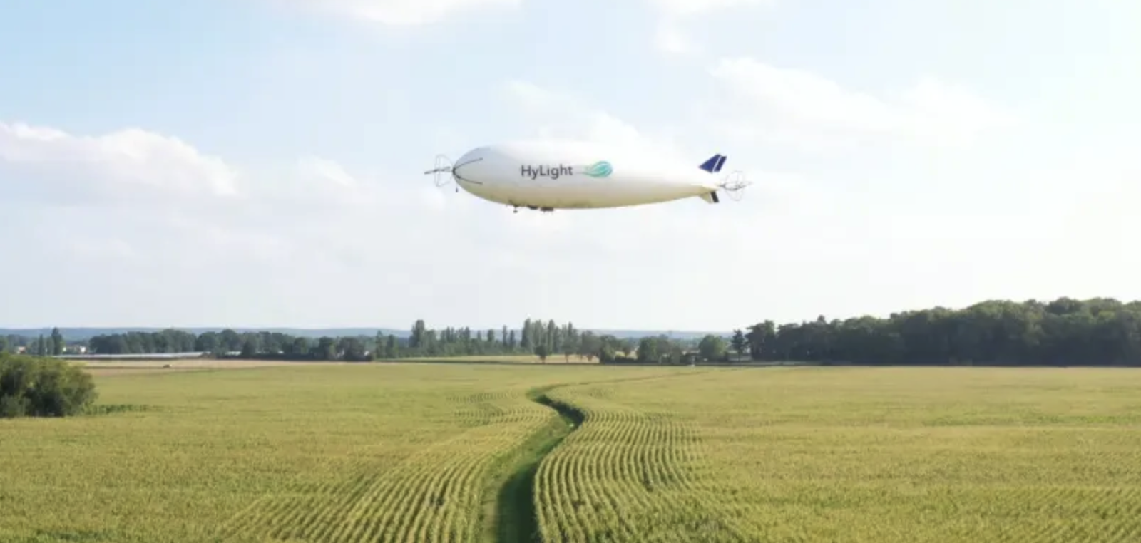 HyLight HyLighter airship over countryside