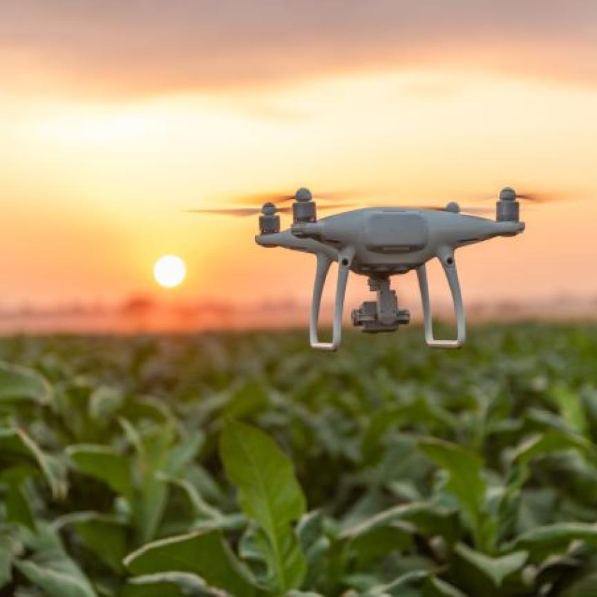 Lidar-equipped drones with remote sensing technology developed to improve crop monitoring