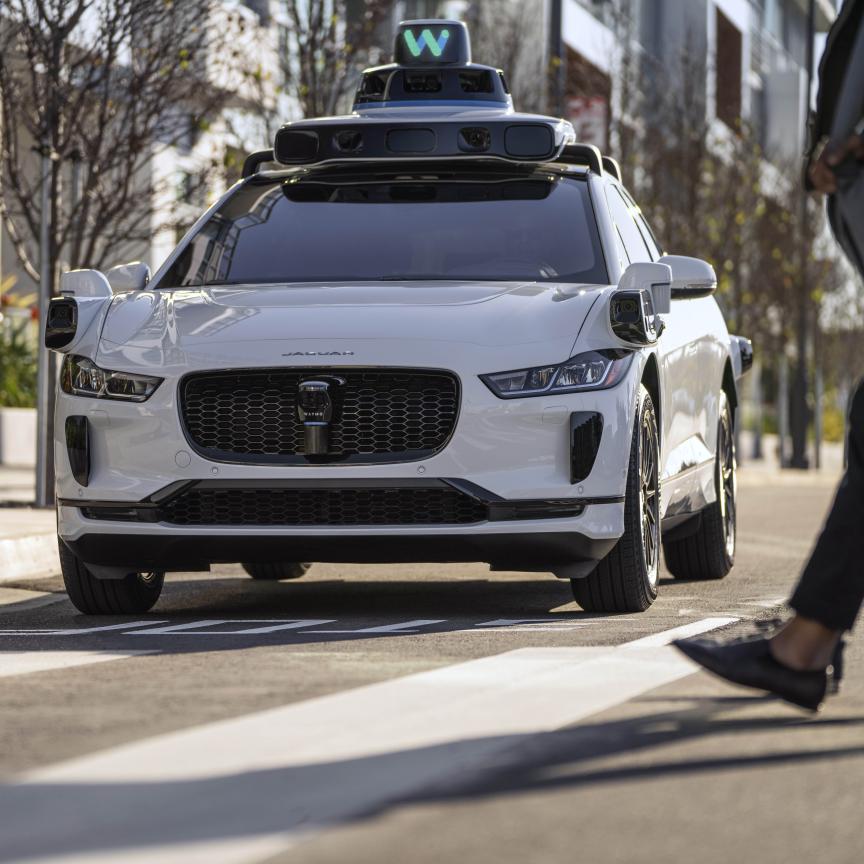 Waymo's autonomous Jaguar I-PACE electric SUV