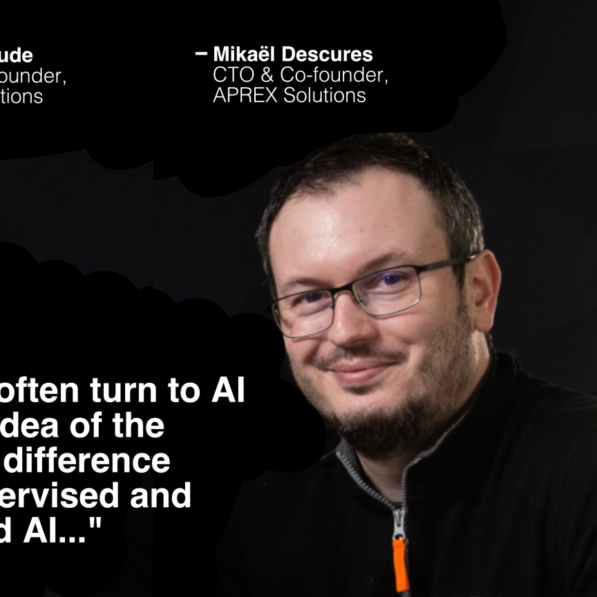 Romain Baude and Mikaël Desecures, CEO and CTO of APREX Solutions