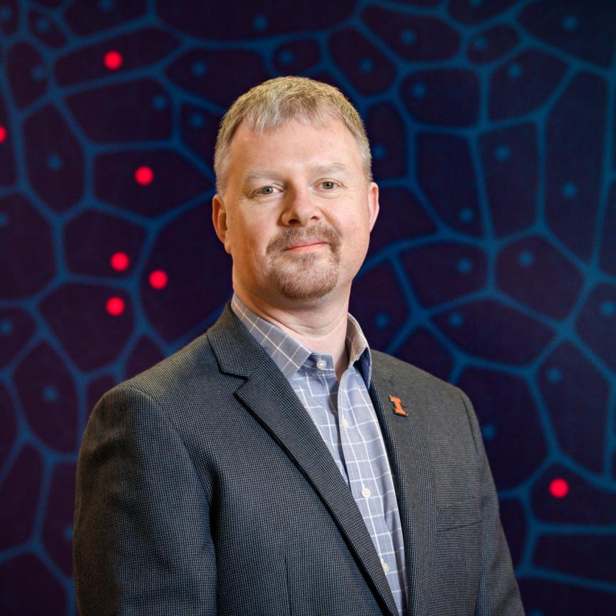 Andrew Leakey, professor of plant biology and crop sciences at the University of Illinois and director of CABBI