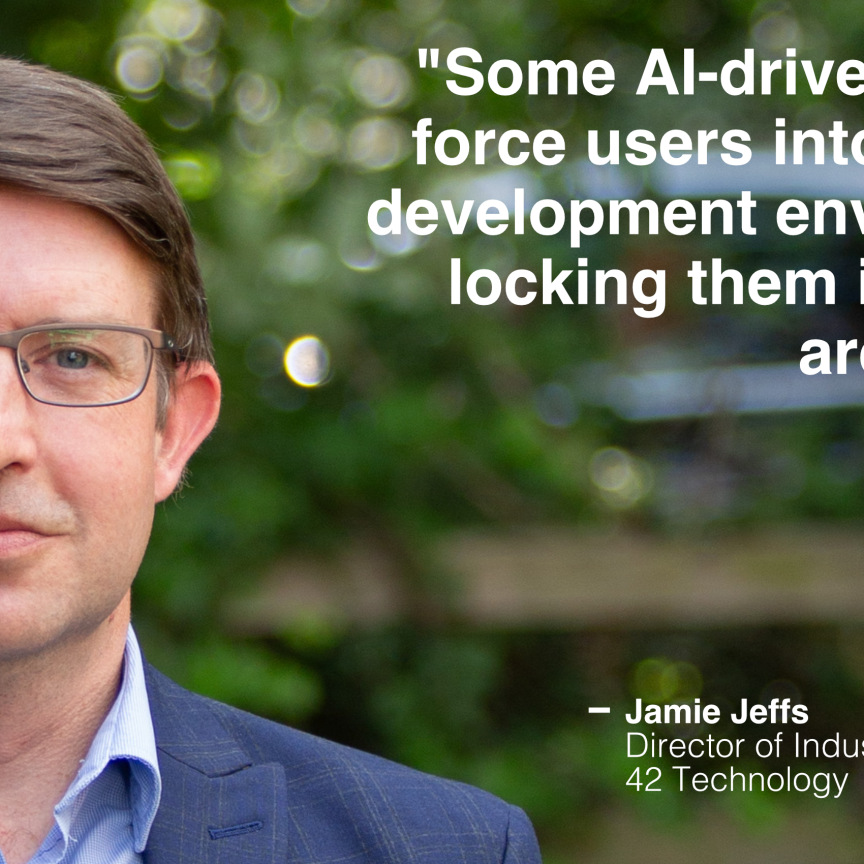 Jamie Jeffs, Director of Industrial Instrumentation at 42 Technology