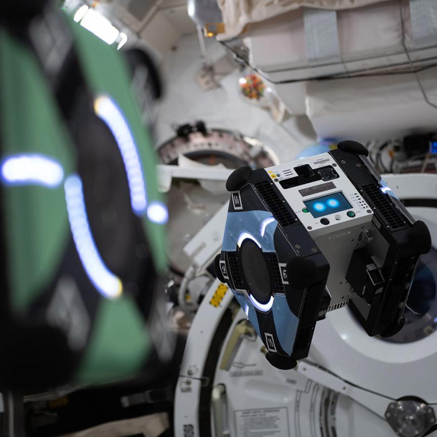 NASA’s free-flying robotic system Astrobee