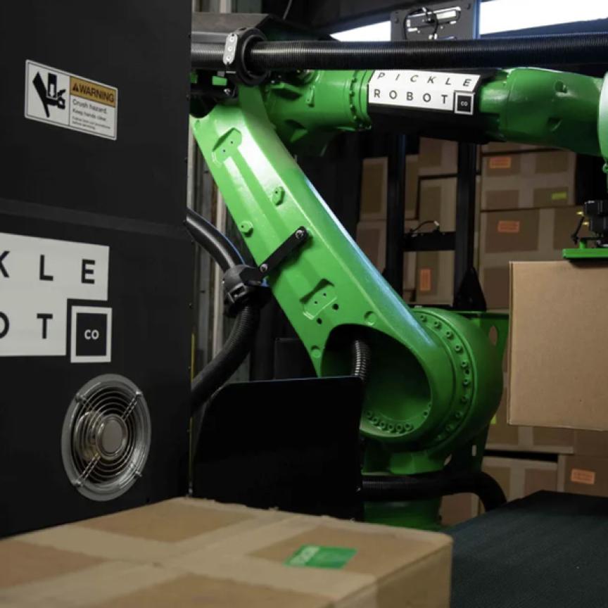 Pickle Robot Company's autonomous loading and unloading robot