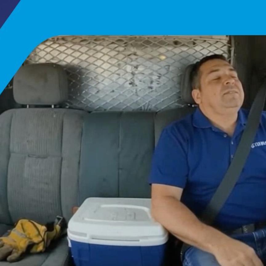 Lytx Fatigue Detection camera in operation