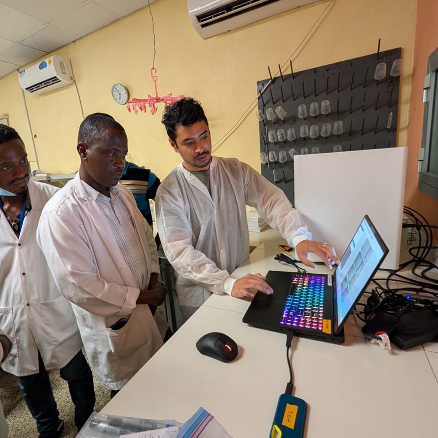 Diagnostics training in Monrovia, Liberia