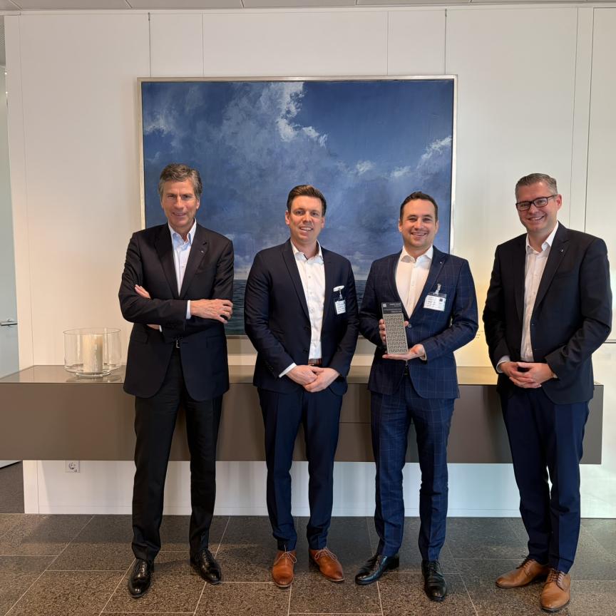 Dr Mathias Kammüller, Alexander Lewinsky, Jan Hartmann and Jan Kistner