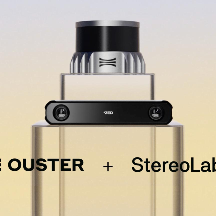 Ouster and StereoLabs