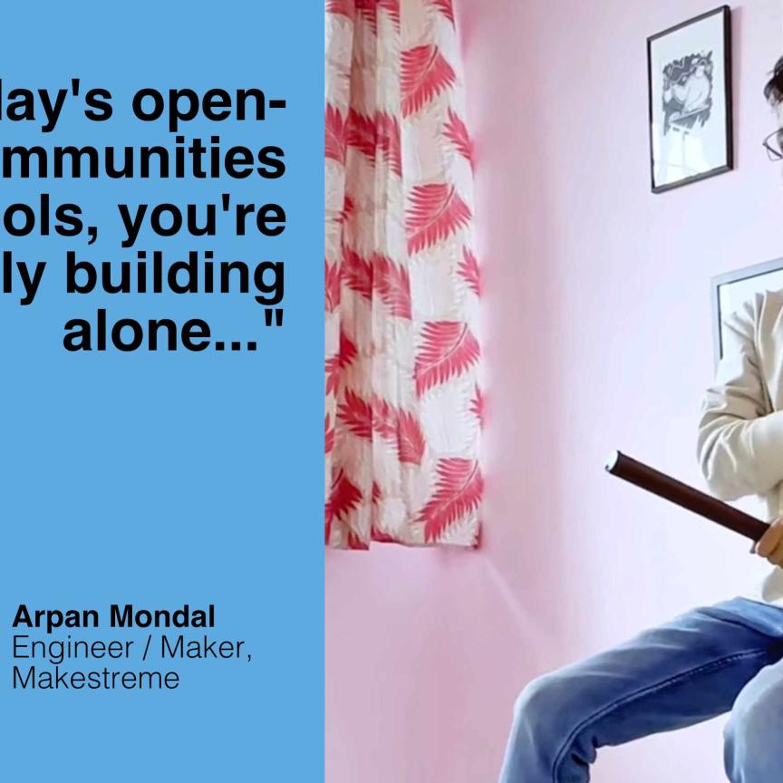 Arpan Mondal playing Space Drums