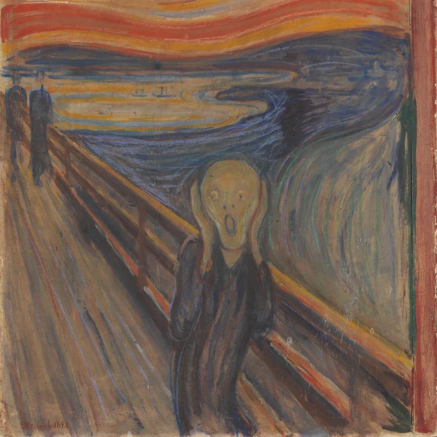 ‘The Scream’ by Edvard Munch (1893)