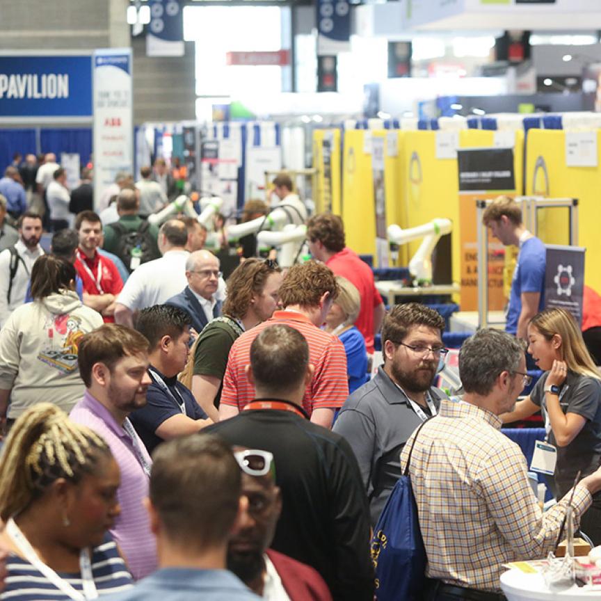 Automate 2025 exhibition floor