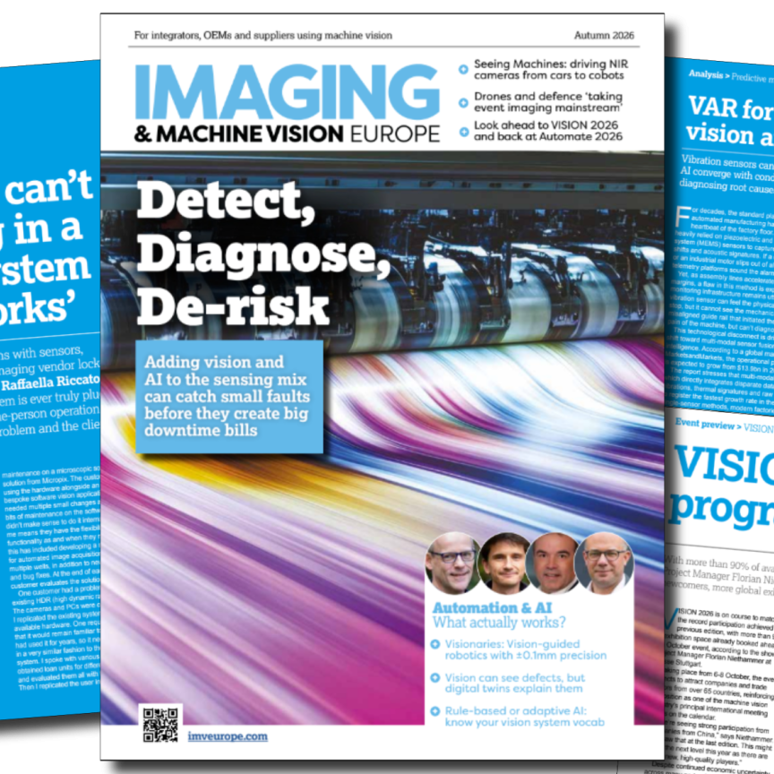 Imaging & Machine Vision Europe: Autumn issue