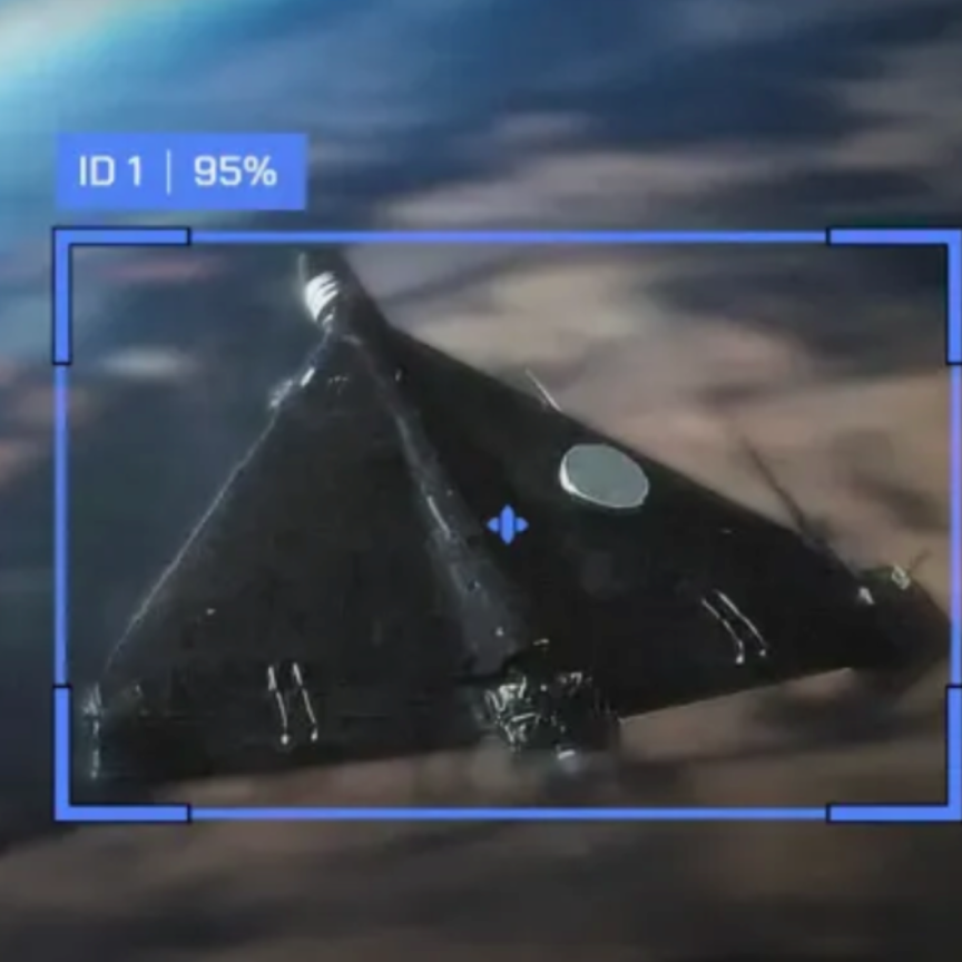 Aerial drone targeted by computer vision and AI