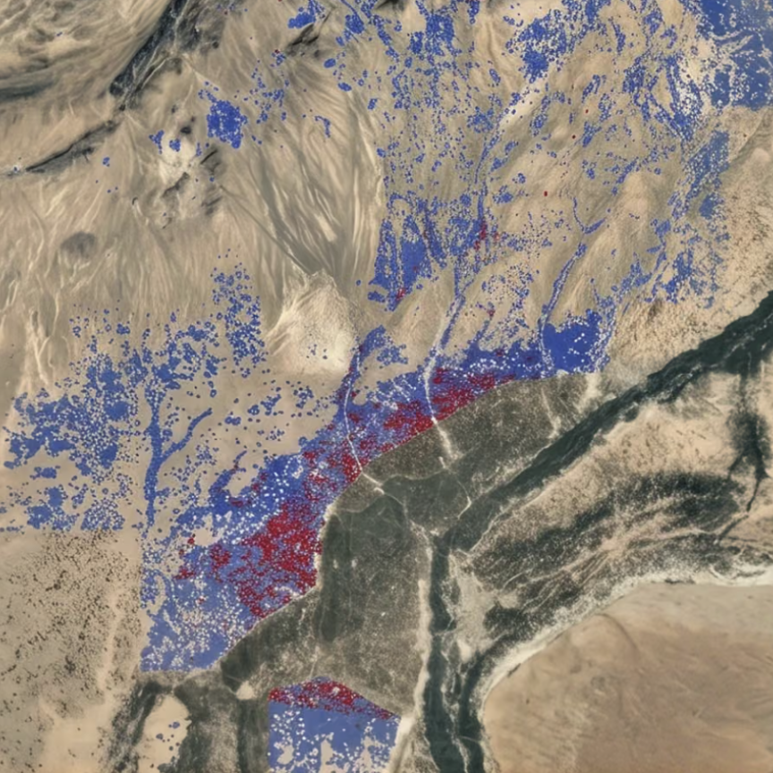 Hyperspectral satellite imagery of opium poppy fields in Afghanistan