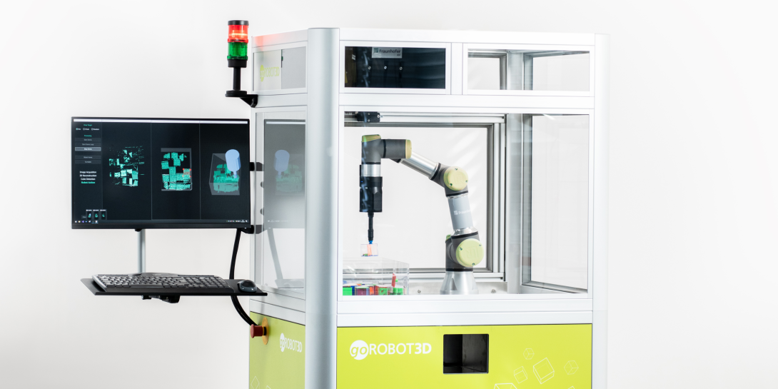 The goROBOT3D uses intelligent thermal imaging to capture and process materials